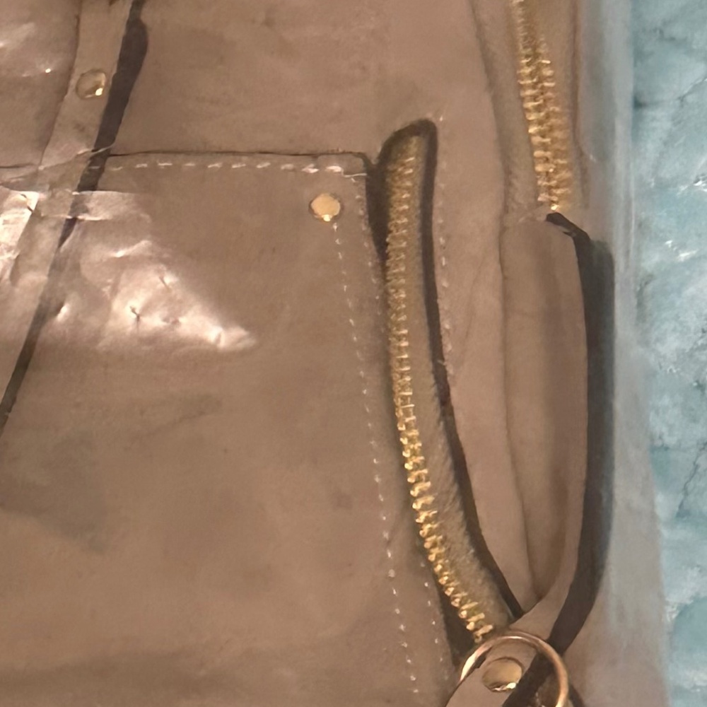 Violet Ray NYC women’s mini backpack. Faux leather - Gray - Picture 13 of 14